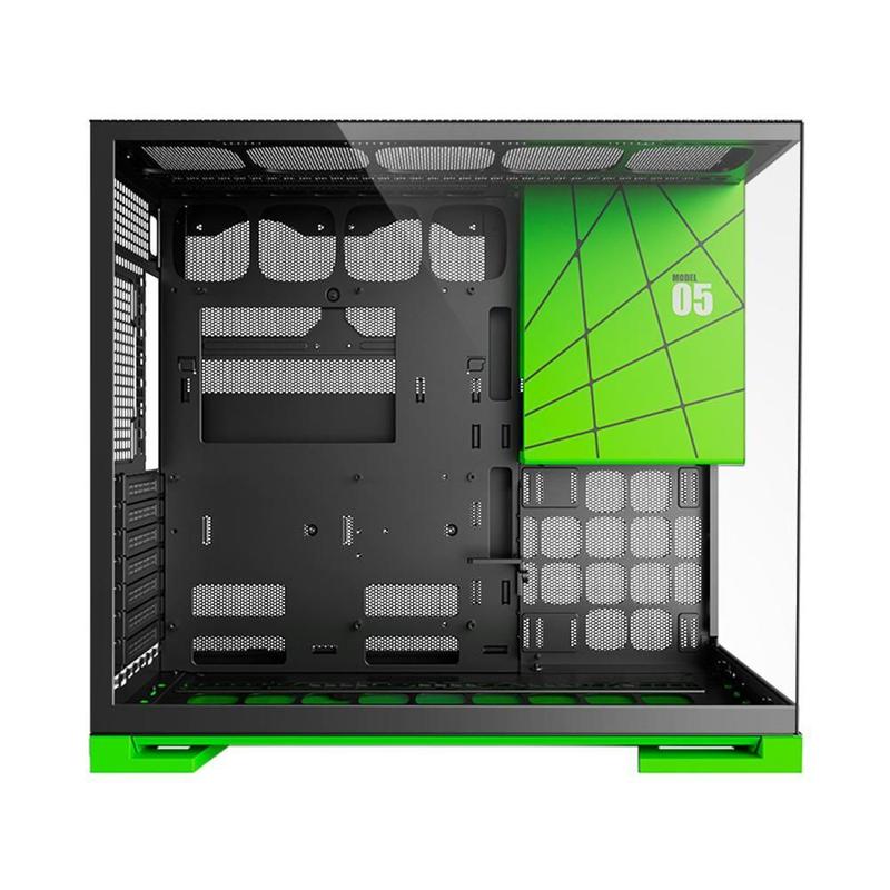 Gabinete Geometric Future Model 5 Verde Nvidia Style 5 Fans